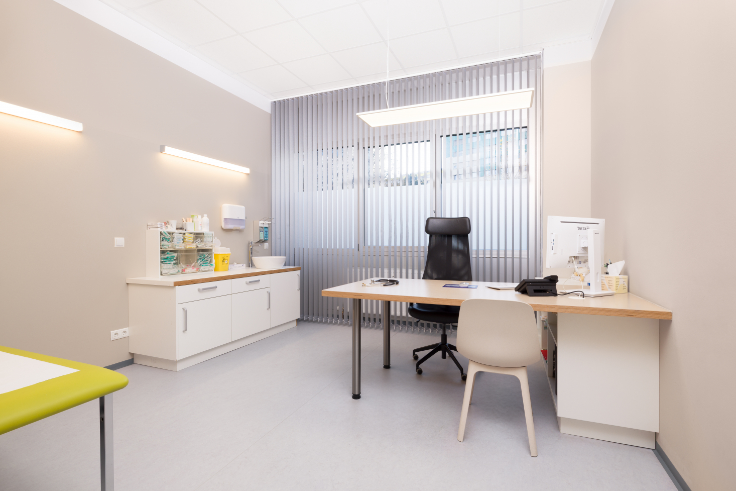 Warte Bereich Praxis O-Dorf